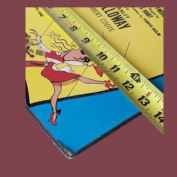 Vintage 1956 Mounted Window Card Poster of "My Fair Lady" Musical Production - Picture 5 of 5